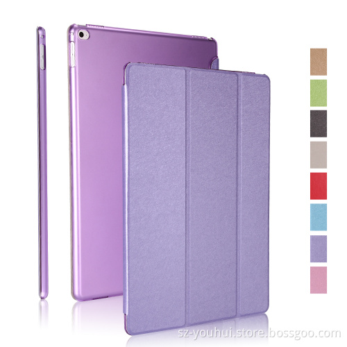 Wholesale Colorful Smart Leather 12.9 inch Case Flip Cover wtih Tiripled Stand for iPad Pro for Apple Tablet